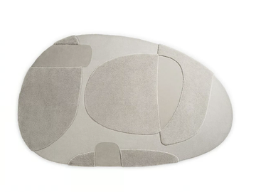 ATO - Wool rug with geometric shapes by Gallotti&Radice
