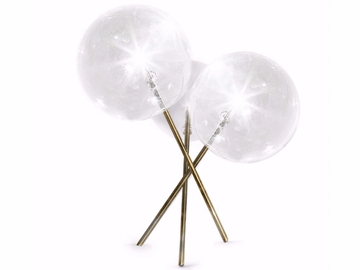 BOLLE 3 - LED crystal table lamp by Gallotti&Radice