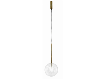 BOLLE SOLA - LED crystal pendant lamp by Gallotti&Radice