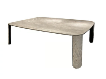 CLEMO-T - Rectangular marble dining table by Gallotti&Radice