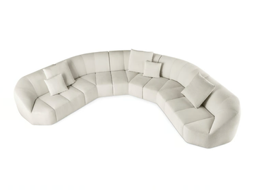 CLOUD INFINITY - Modular fabric sofa by Gallotti&Radice