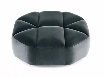 CLOUD - Upholstered fabric pouf by Gallotti&Radice