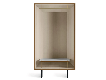 DUALE - Free standing wooden hallway unit by Gallotti&Radice