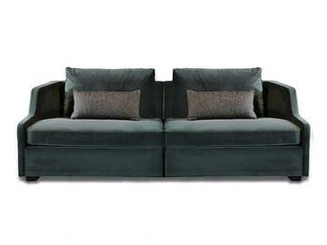 FIRST - Modular velvet sofa by Gallotti&Radice