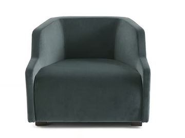 FIRST - Upholstered fabric armchair with armrests by Gallotti&Radice