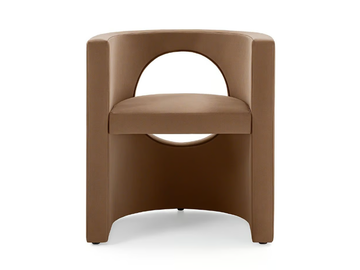 H2O - Fabric easy chair with armrests by Gallotti&Radice