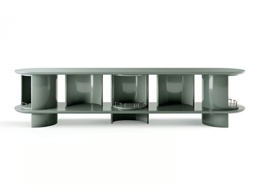 HIDE&SEEK - Double-sided wooden sideboard by Gallotti&Radice
