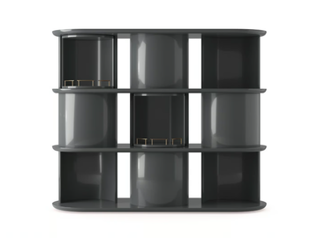 HIDE&SEEK - Open wooden bookcase by Gallotti&Radice