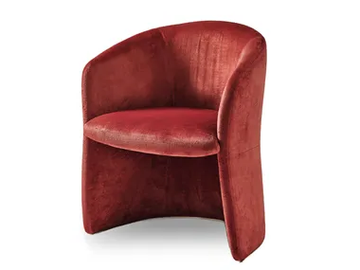 JANETTE - Fabric easy chair by Gallotti&Radice