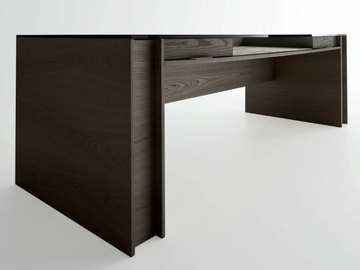 MILANO - Ash executive desk with drawers by Gallotti&Radice