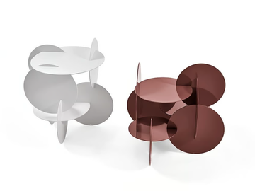 MONETE - Metal coffee table by Gallotti&Radice