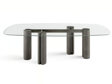 SIMPÒDIO - Crystal table by Gallotti&Radice