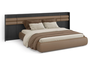 SUNRISE - Upholstered double bed by Gallotti&Radice