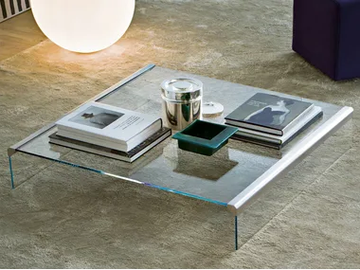 T 33 - Low crystal coffee table by Gallotti&Radice