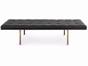 TWELVE-DAY BED - Tufted leather day bed by Gallotti&Radice