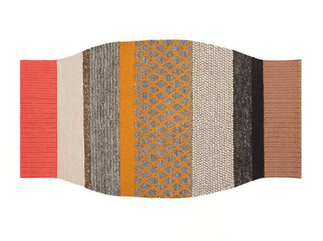 CAMPANA - Striped wool rug by GAN