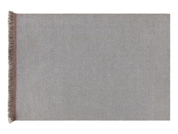 GARDEN LAYERS DIAGONAL. ALMOND BLUE/RED - Solid-color rectangular polypropylene outdoor rugs by GAN