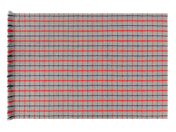 GARDEN LAYERS TARTAN. BLUE - Rectangular polypropylene outdoor rugs with geometric shapes by GAN