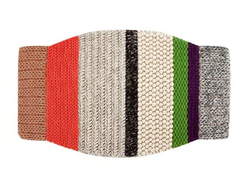 MINI CAMPANA - Striped wool rug by GAN