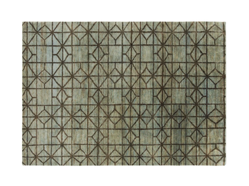 WATERKEYN - Jute rug with geometric shapes by GAN