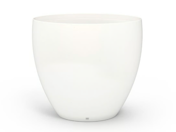 BARREL - Round fiberglass garden table by GANSK