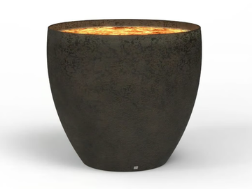 BARREL - Round fiberglass table by GANSK