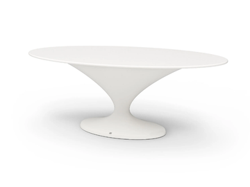 CHARM - Oval resin garden table by GANSK
