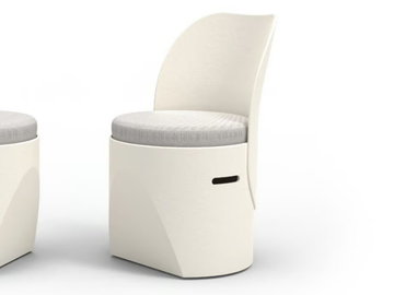 CLOE - Fiberglass garden chair by GANSK