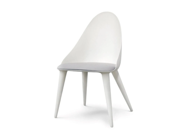 MÓNACO - Fiberglass garden chair with integrated cushion by GANSK