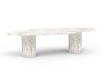 ROMA - Oval fiberglass table by GANSK