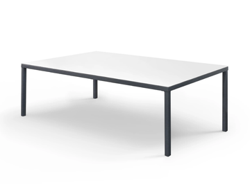 SIERRA - Metal dining table with fiberglass top by GANSK