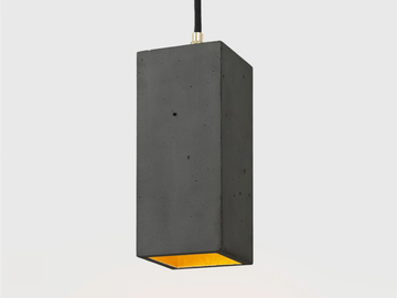 [B2] DARK - Cement pendant lamp by GANTlights