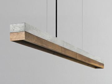 ​[C1] WALNUT - Dimmable LED pendant light (L 122cm) by GANTlights