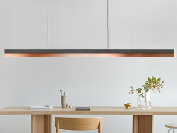 [C3] DARK COPPER - Dimmable LED Pendant Light (L 182cm) by GANTlights