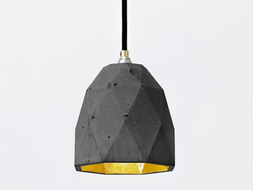 [T1] DARK - Cement pendant lamp by GANTlights