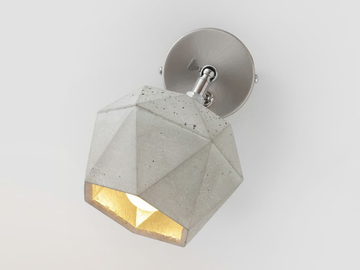 [T2] SPOT - Adjustable cement wall lamp by GANTlights
