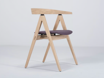 AVA - Upholstered fabric chair open back by GAZZDA
