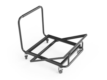 BOOK - Powder coated steel chair trolley by GAZZDA