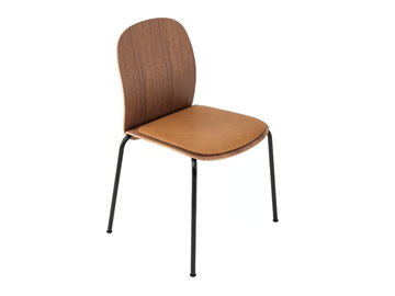 BOOK - Stackable chair with integrated cushion by GAZZDA
