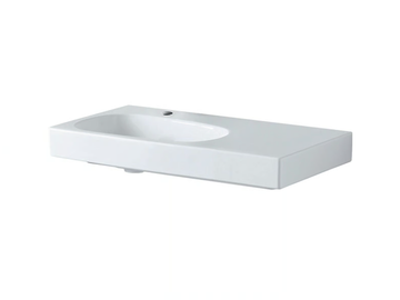 CITTERIO - Porcelain stoneware washbasin with integrated countertop by Geberit