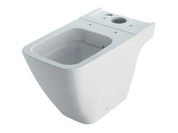 ICON SQUARE - Vitreous China toilet with external cistern by Geberit