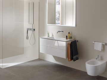 ONE - Wall-mounted vanity unit with drawers by Geberit
