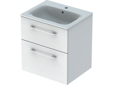 SELNOVA SQUARE - Wall-mounted vanity unit with drawers by Geberit