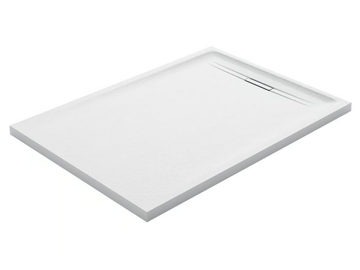 SESTRA - Anti-slip rectangular Resin Stone shower tray by Geberit