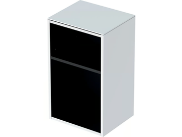SMYLE SQUARE - Open suspended bathroom cabinet by Geberit