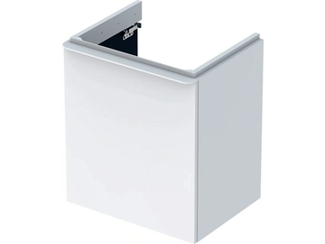 SMYLE SQUARE - Wall-mounted vanity unit with doors by Geberit