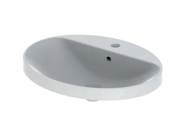 VARIFORM - Oval Vitreous China washbasin by Geberit