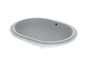 VARIFORM - Undermount oval Vitreous China washbasin by Geberit