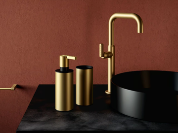 KOÈ - Steel Bathroom soap dispenser by GEDA