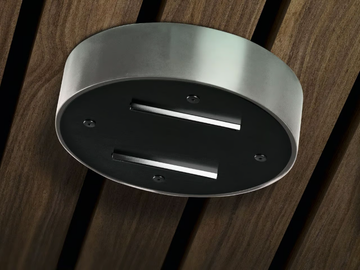 SSN5G - Round steel waterfall shower by GEDA